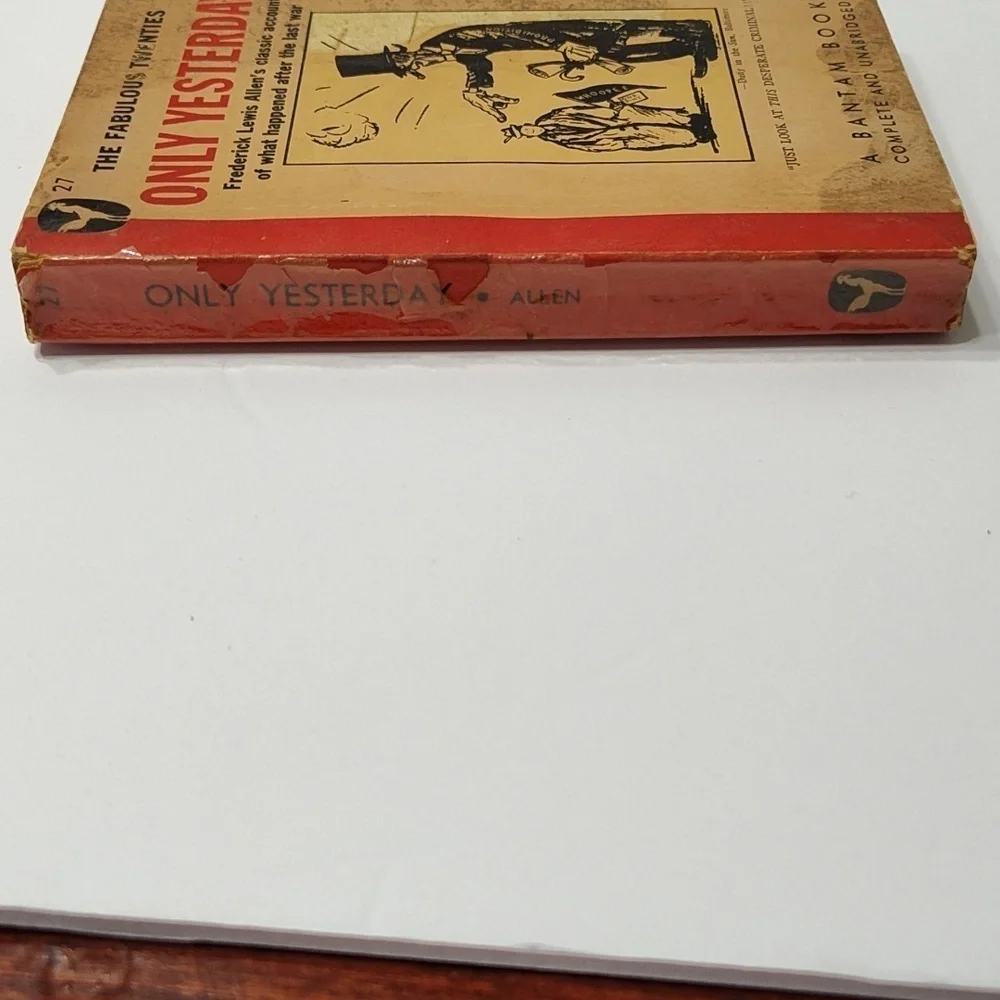 Vintage 1946, Paperback, Only Yesterday, book. - Picture 6 of 6